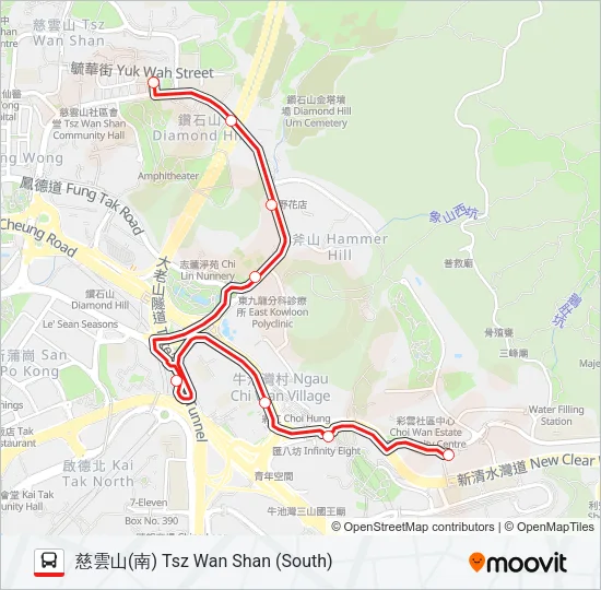3M Bus Line Map