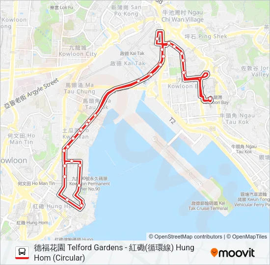5D Bus Line Map