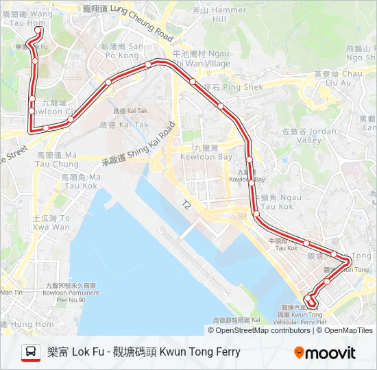 11D Bus Line Map