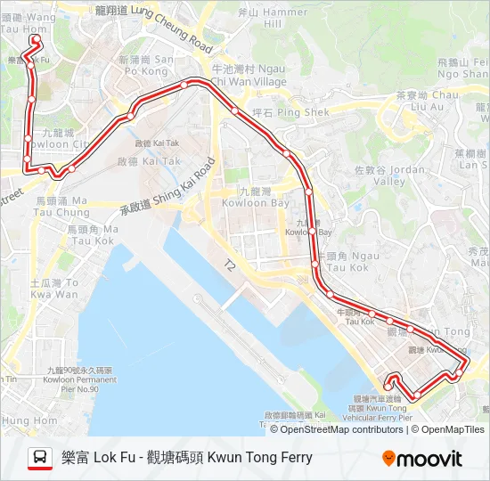 11D Bus Line Map