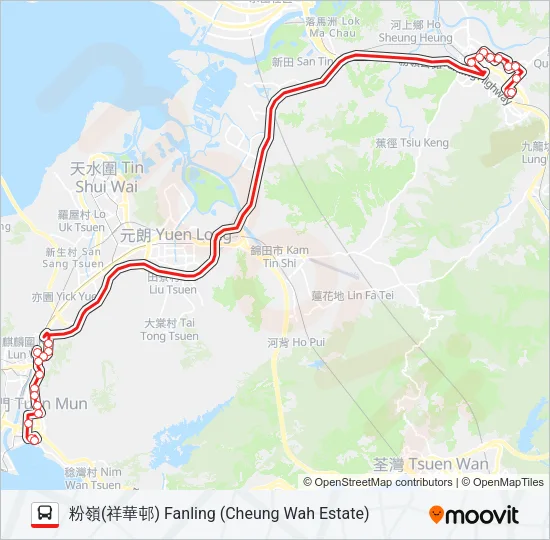 261 Bus Line Map