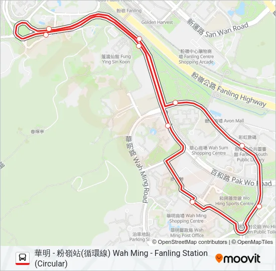 273 Bus Line Map