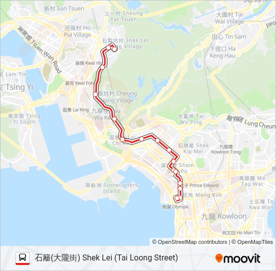 31B bus Line Map