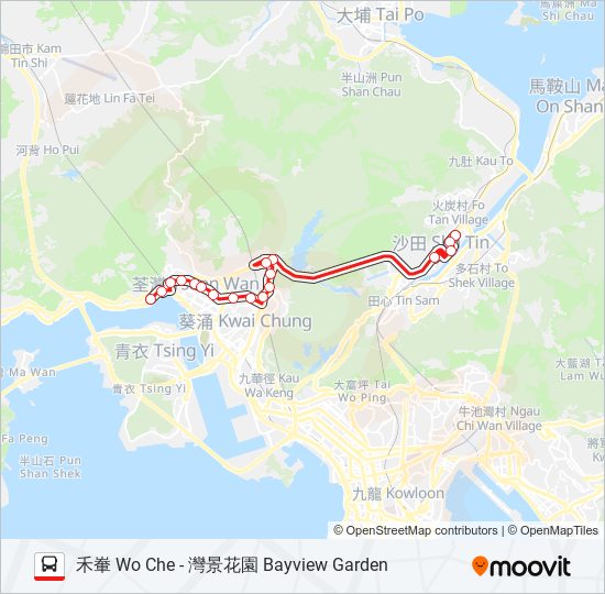 48X bus Line Map