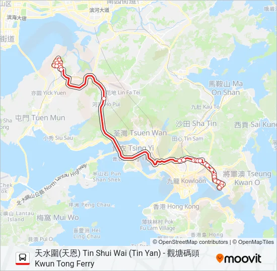69C Bus Line Map