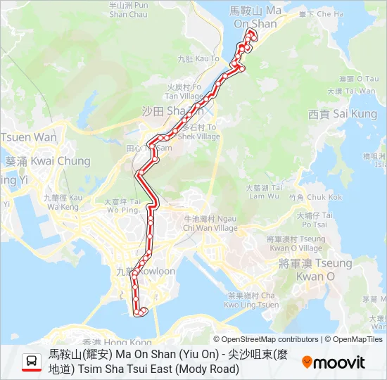 81C Bus Line Map