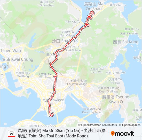 81C Bus Line Map
