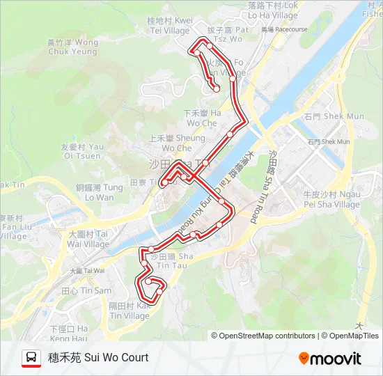 81K Bus Line Map