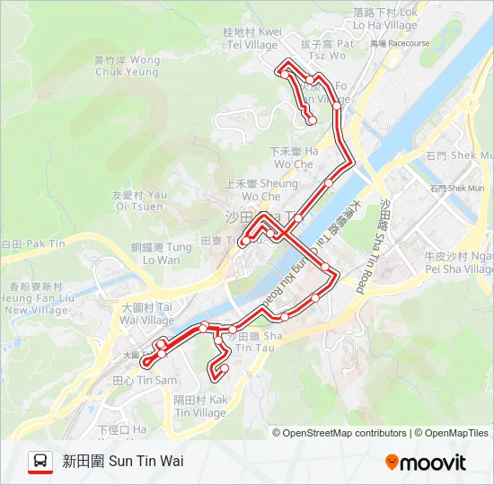 81K Bus Line Map