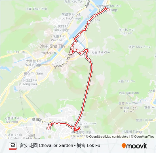 84M Bus Line Map