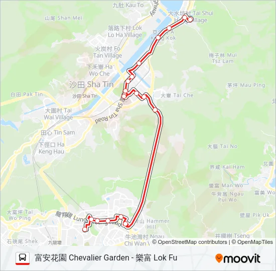 84M Bus Line Map