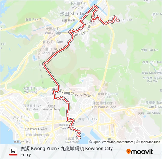 85A Bus Line Map