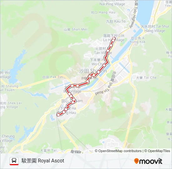 88K Bus Line Map