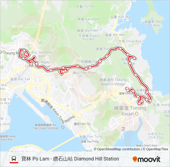 91M Bus Line Map