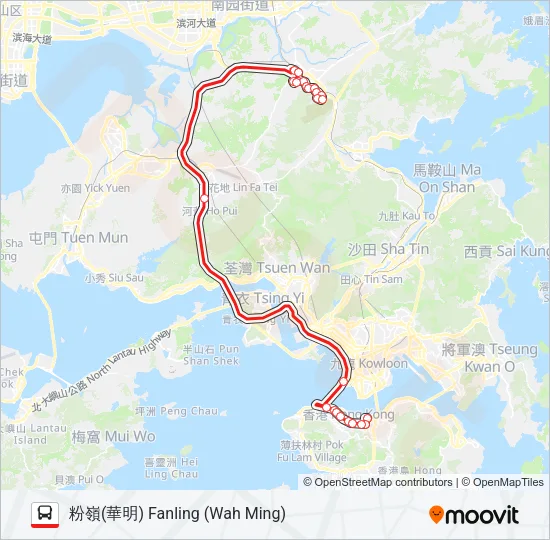 978 Bus Line Map