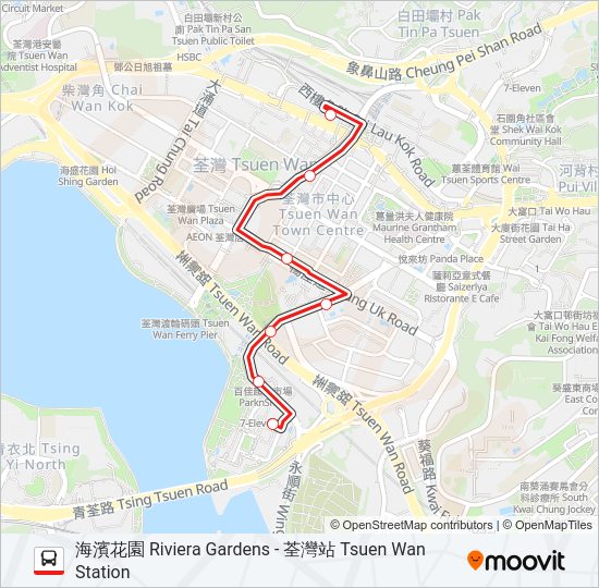 238M bus Line Map