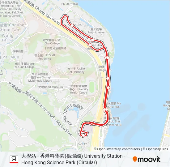 272K Bus Line Map