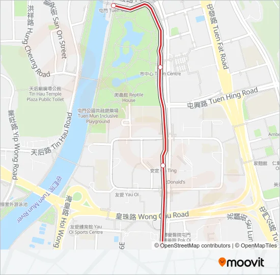 505 Light Rail Line Map