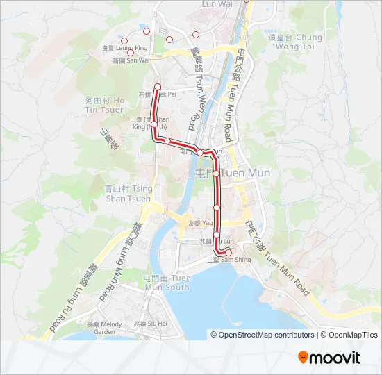 505 Light Rail Line Map