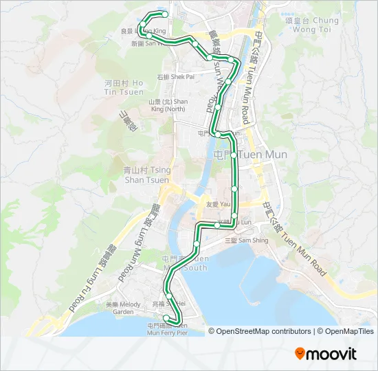 507 Light Rail Line Map