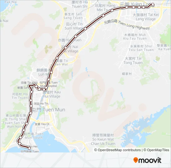 610 Light Rail Line Map