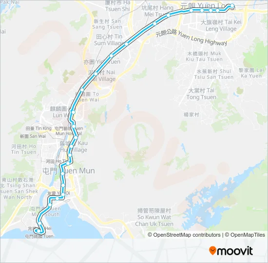 614 Light Rail Line Map