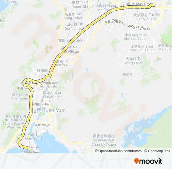 輕鐵615的線路圖