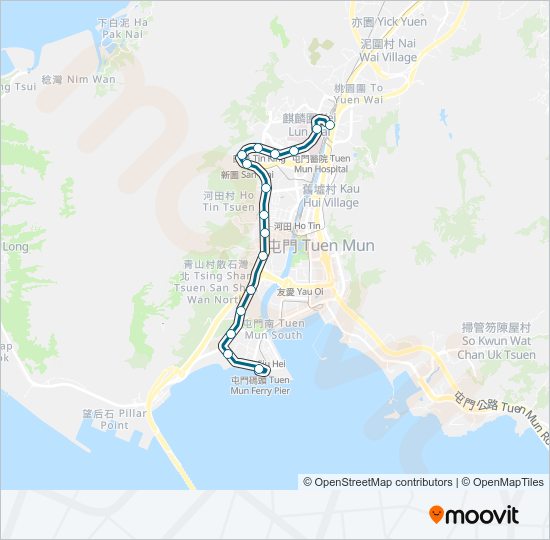 輕鐵615P的線路圖