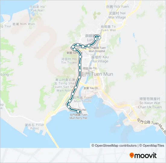 615P Light Rail Line Map