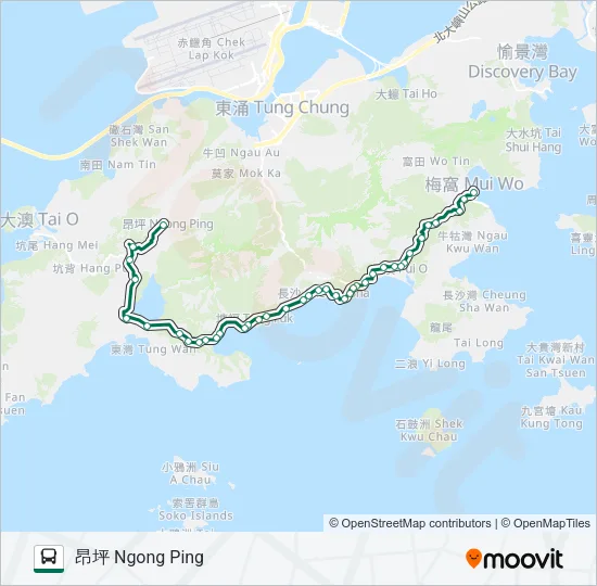 2 Bus Line Map