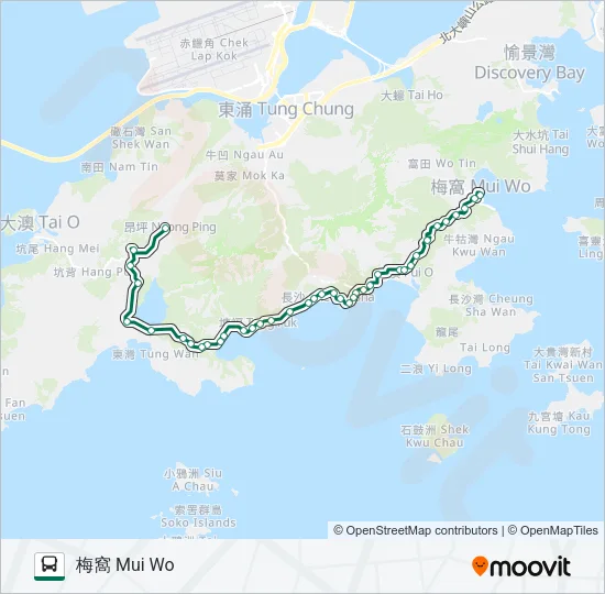 2 Bus Line Map