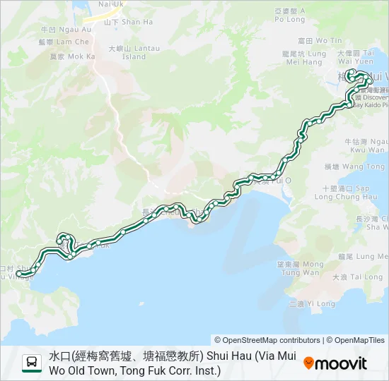 4 Bus Line Map