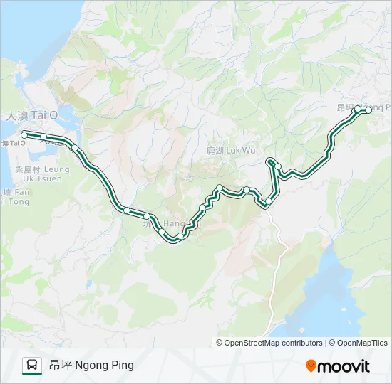 21 Bus Line Map