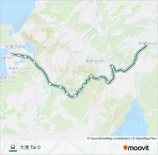 21 Bus Line Map