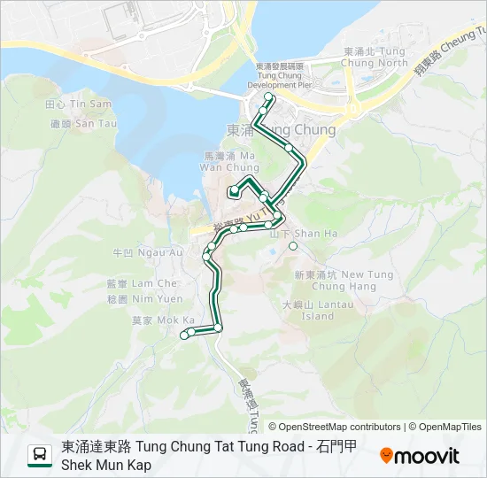 34 Bus Line Map