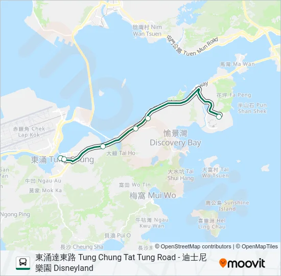 36 Bus Line Map