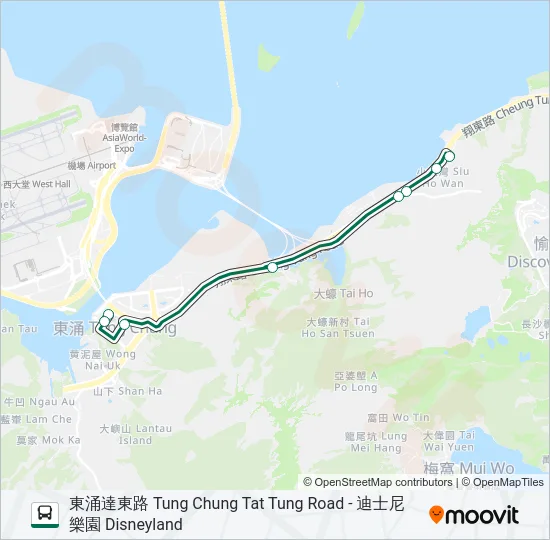 36 Bus Line Map