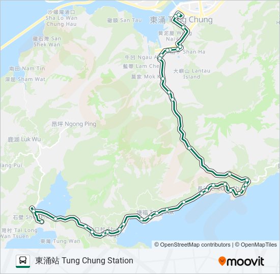 11A bus Line Map