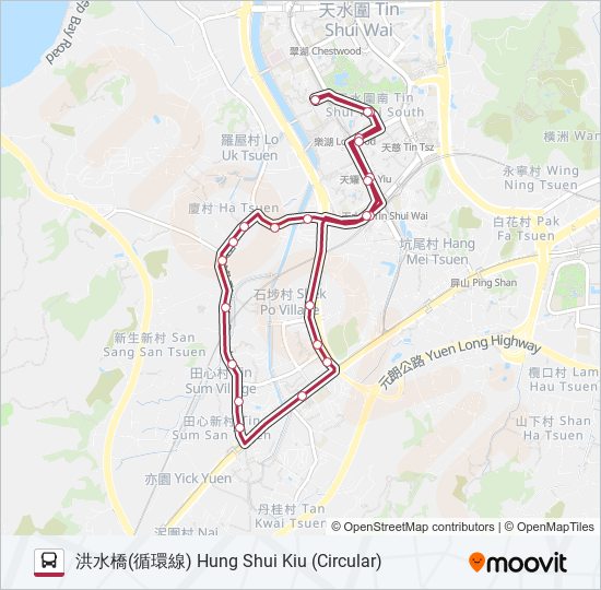 K75P bus Line Map