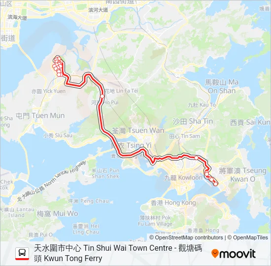 269S Bus Line Map