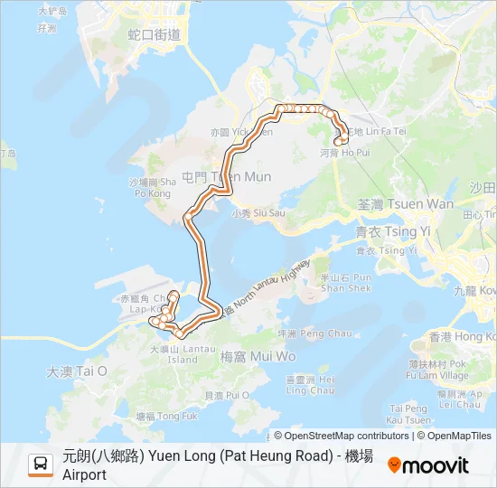 E36 Bus Line Map