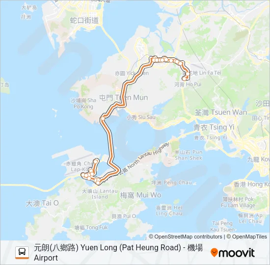 E36 Bus Line Map