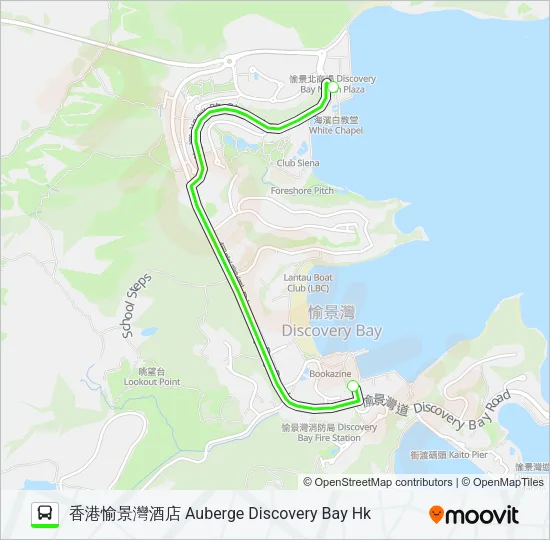 9X Bus Line Map