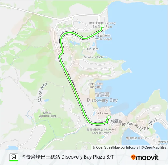 9X Bus Line Map