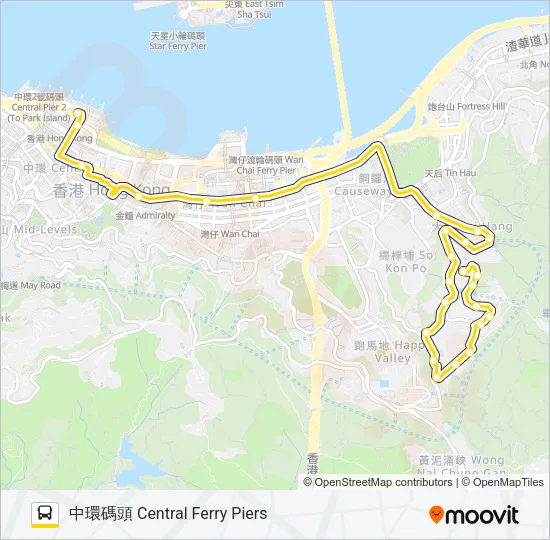 511 Bus Line Map