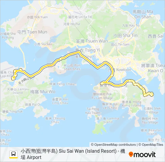 A12 Bus Line Map