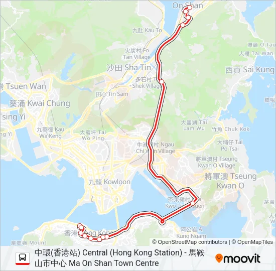 681 Bus Line Map