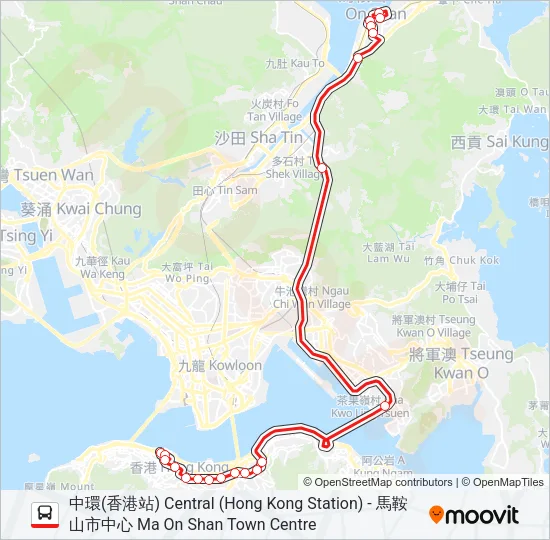 681 Bus Line Map