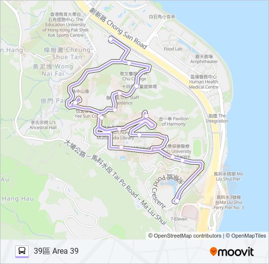 N bus Line Map