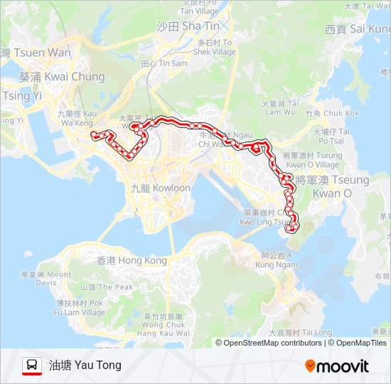 巴士214的線路圖